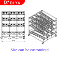 Professional customization industrial plastic coated lean pipe joint rack